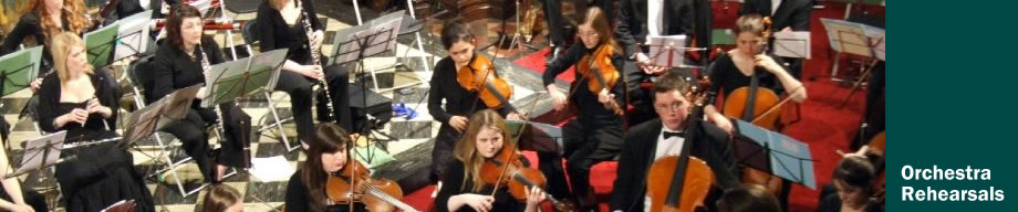 Orchestra Rehearsals at The Rag Factory